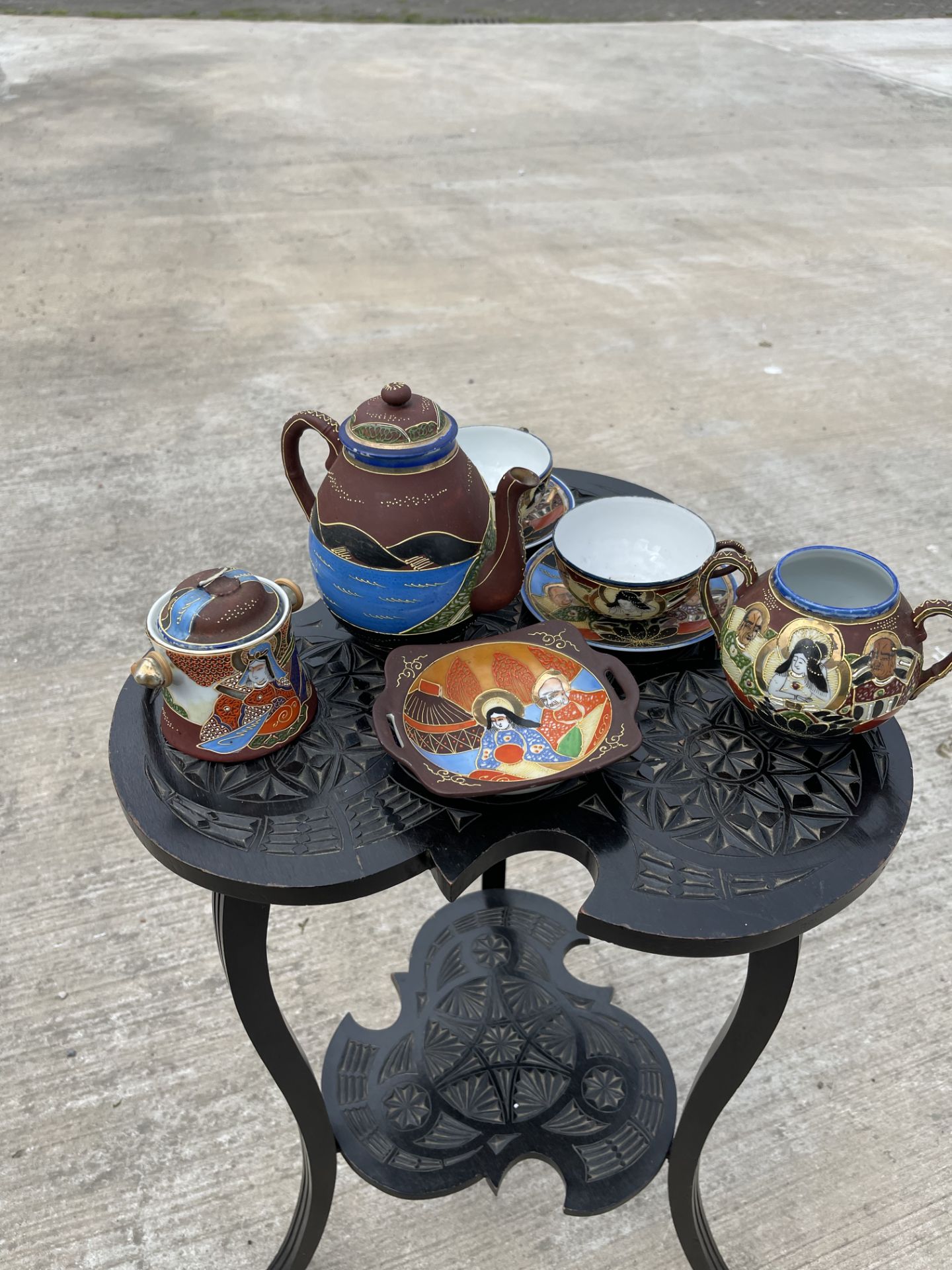 Satsuma Dragonware Teaset - Image 12 of 26