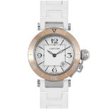 Cartier Pasha Rose Gold and Steel Seatimer Authentic Watch