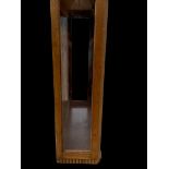 Art Deco Display Cabinet Floral Carving Glass Doors