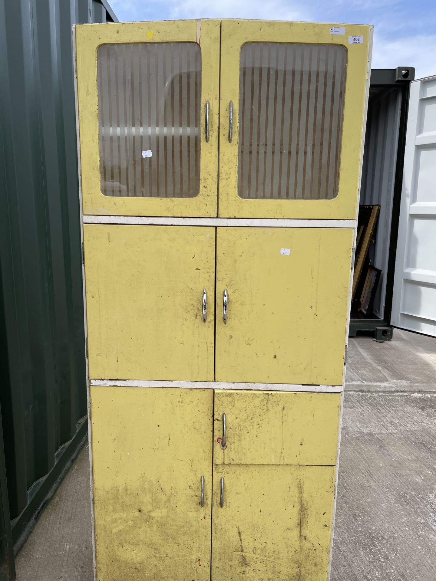 Original 50s Kitchenette Pantry Unit - Image 6 of 6