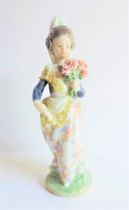 Rare Retired Lladro Valencian Girl Figurine No. 1304