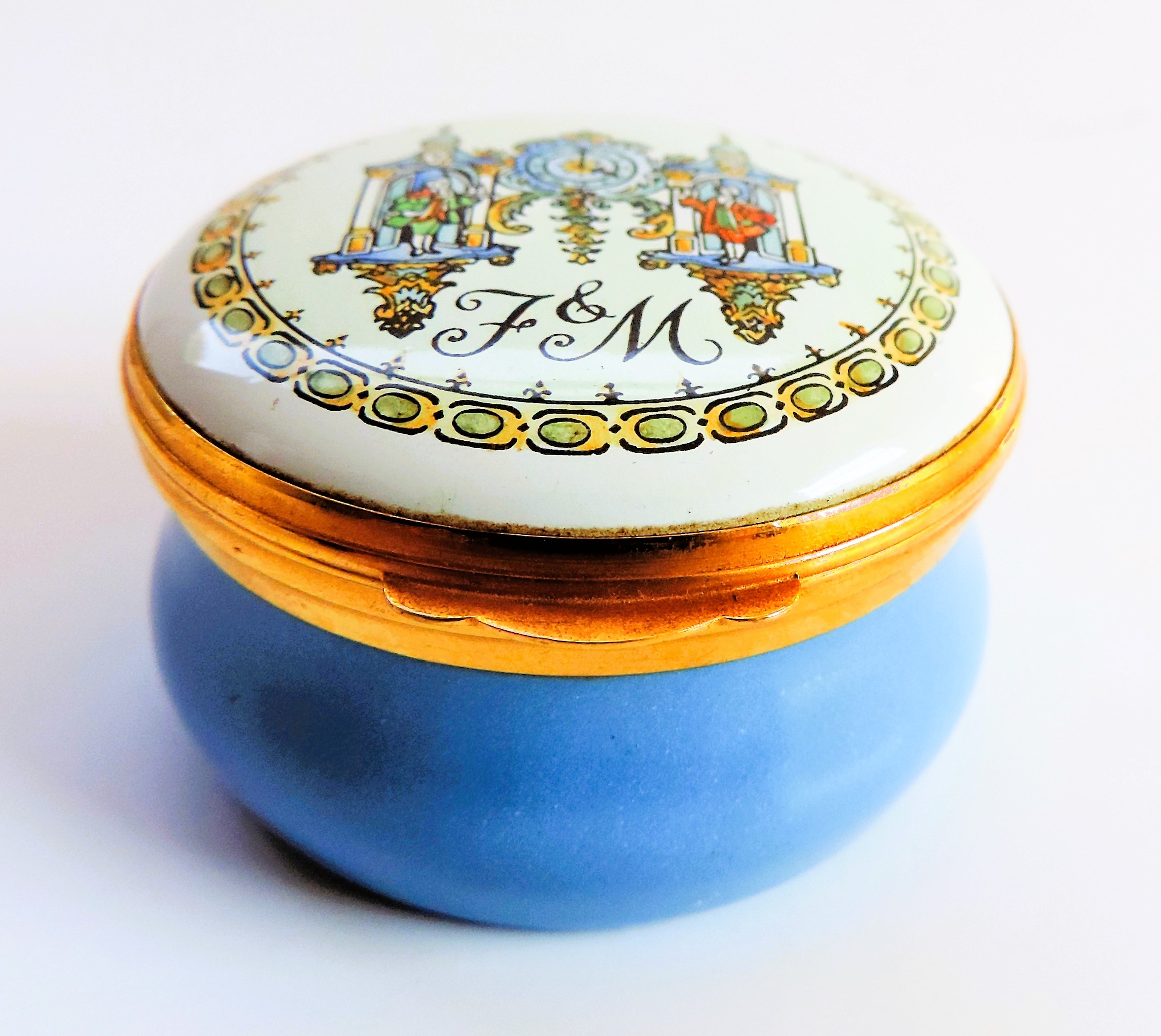 Crummles English Enamels Trinket/Pill Box Fortnum & Mason - Image 3 of 4