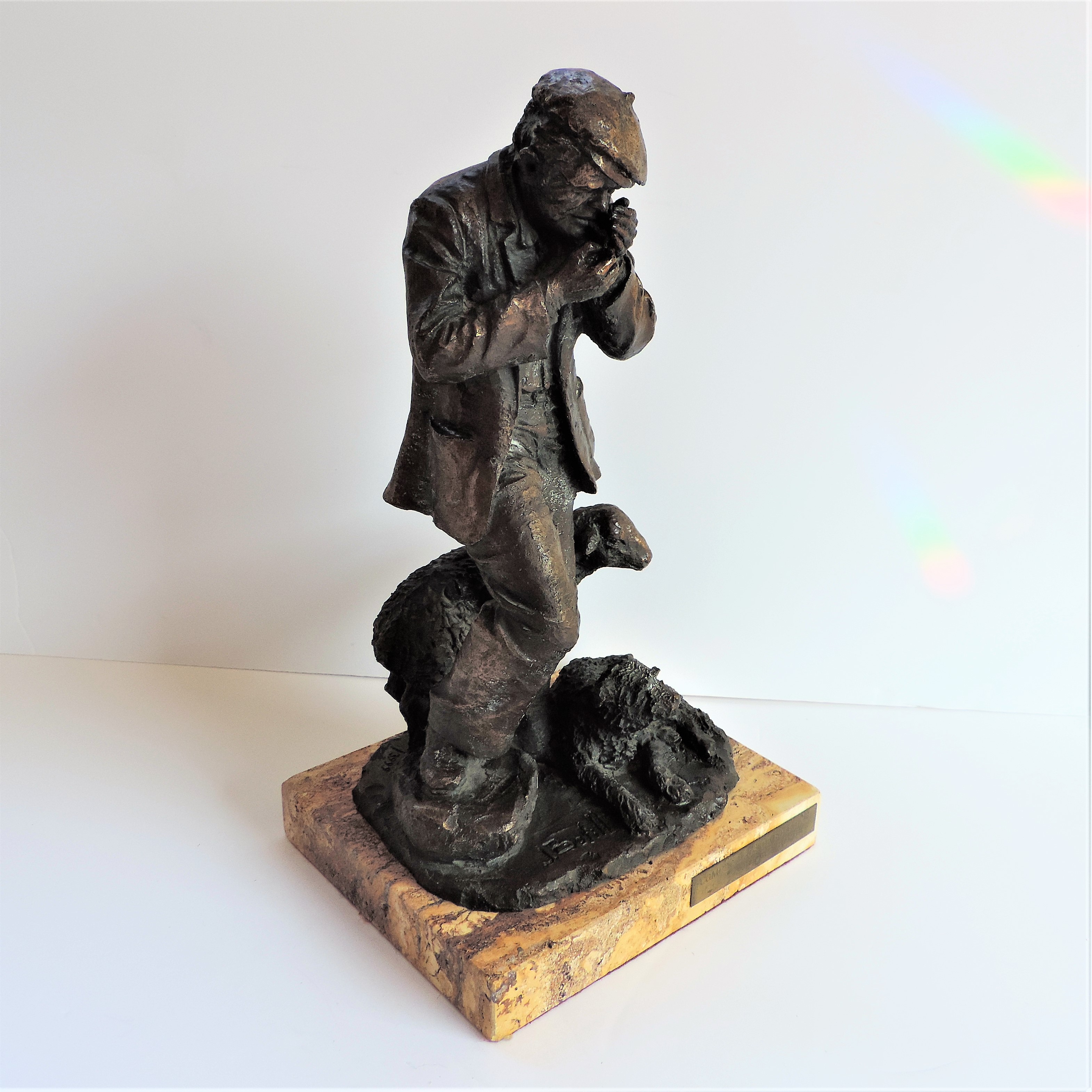 Signed Josep Bofill Bronze Sculpture Companions of Solitude c. 1980's - Image 4 of 10