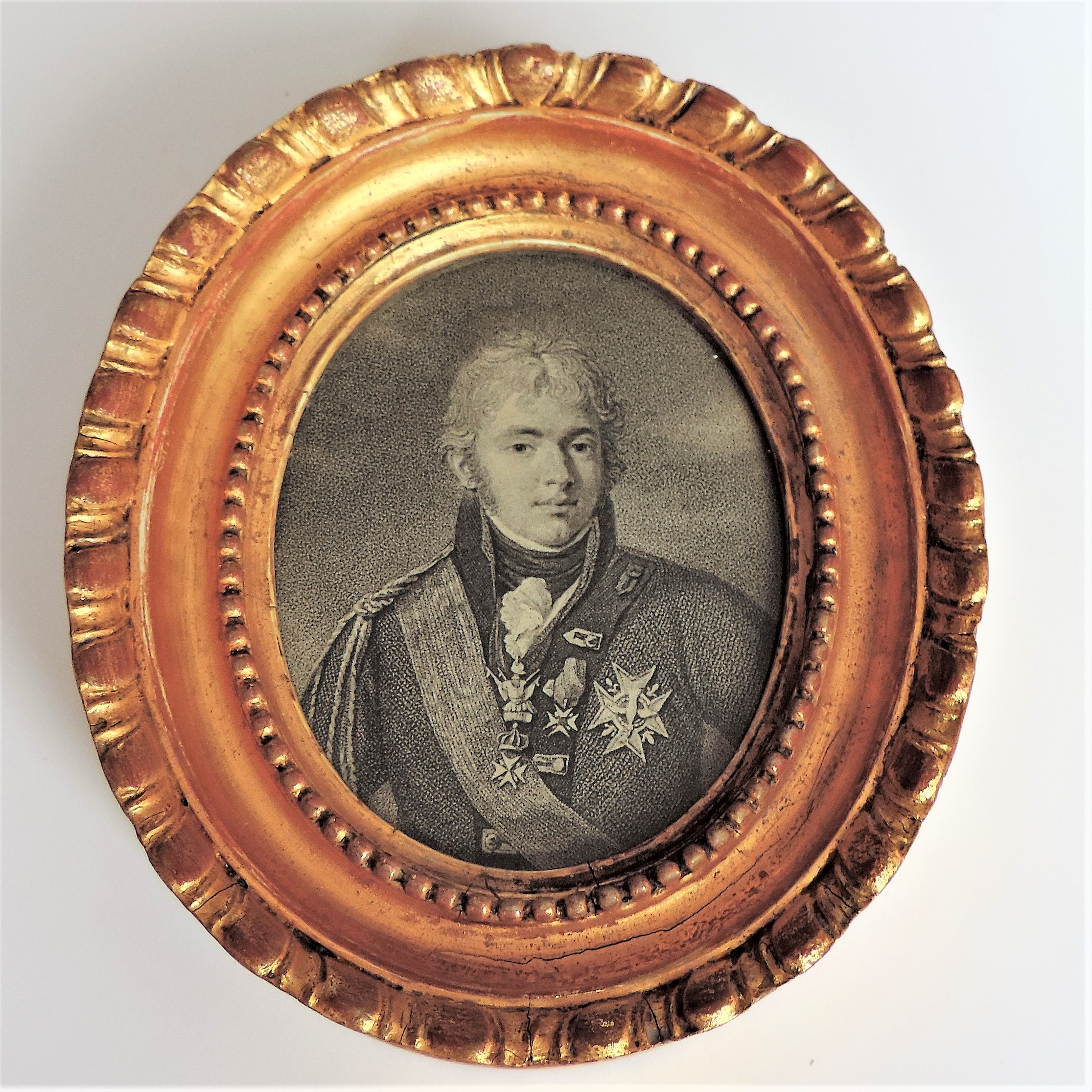 Signed Luigi Schiavonetti Framed Portrait Charles Ferdinand d'Artois Duke of Berry - Image 4 of 5