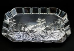 Antique Victorian Sterling Silver Pin Dish/Tray c. 1870's