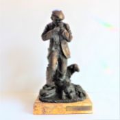 Signed Josep Bofill Bronze Sculpture Companions of Solitude c. 1980's