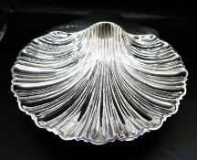 Antique Victorian Sterling Silver Scallop Shell Butter Dish Josiah Williams & Co London 91 grams