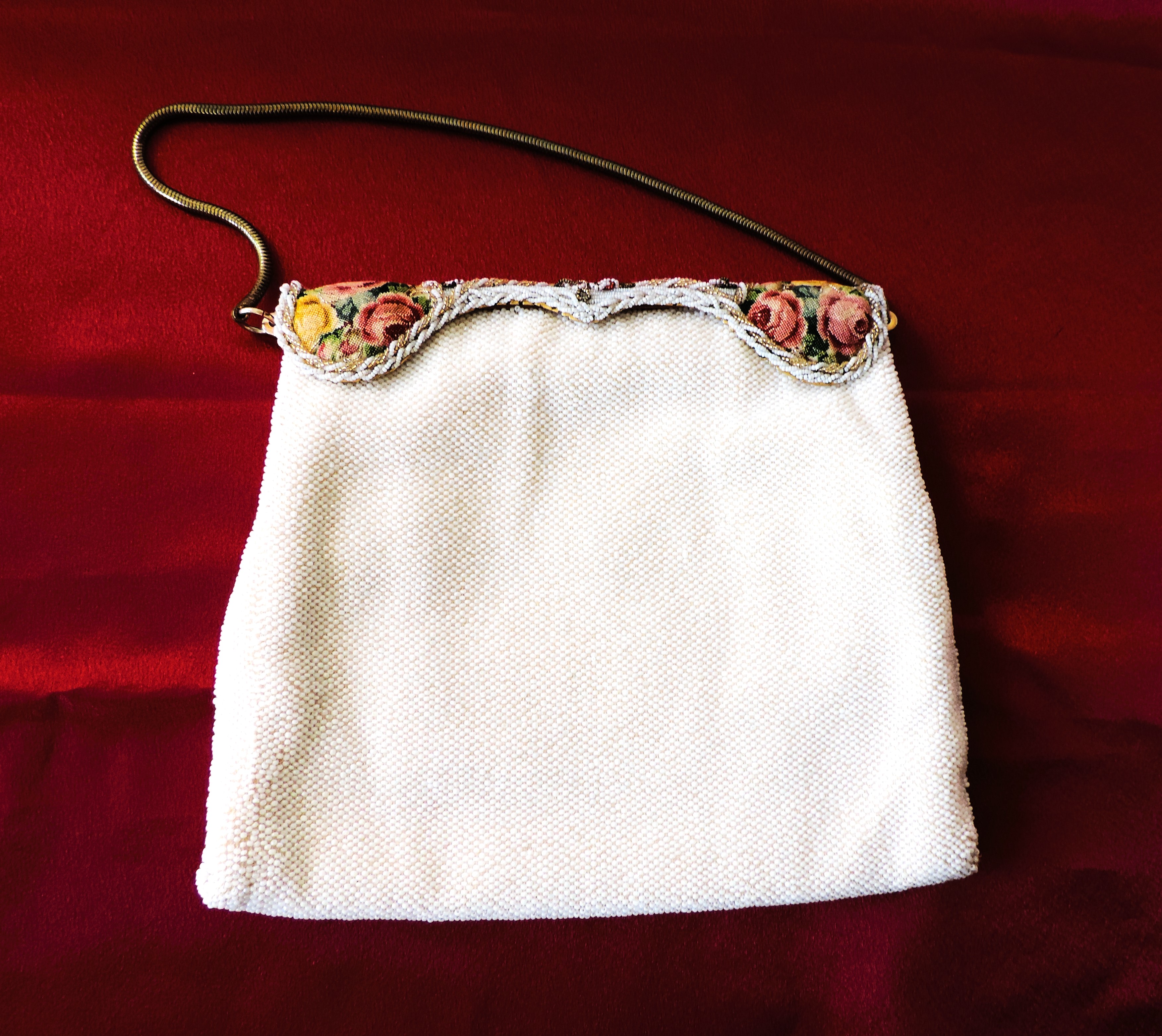 Vintage Hand Beaded Bag - Image 4 of 8