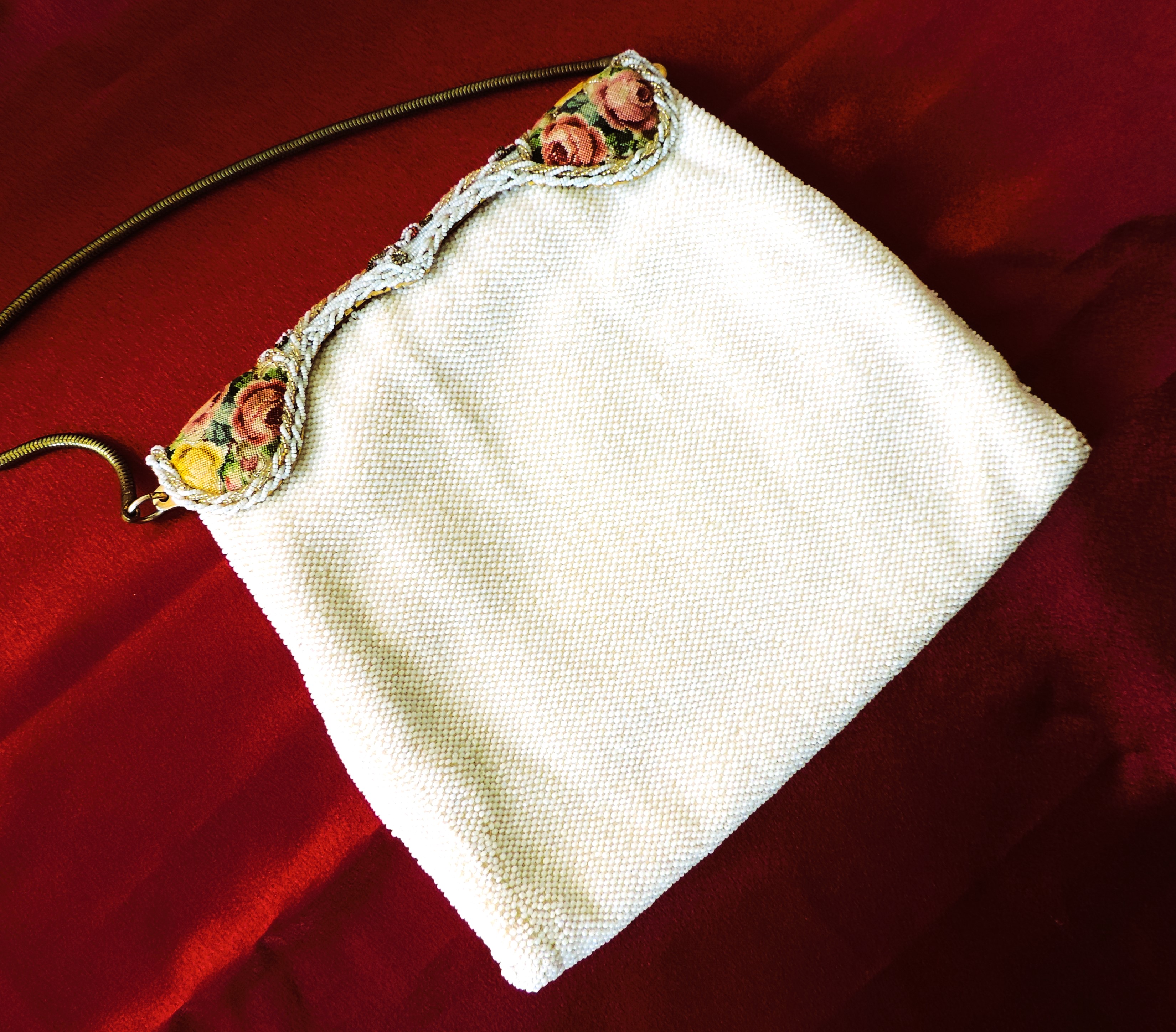 Vintage Hand Beaded Bag