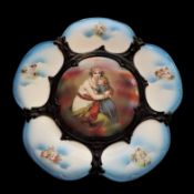 Antique Élisabeth Vigée Le Brun French Porcelain & Bronze Wall Plaque c.1820's.