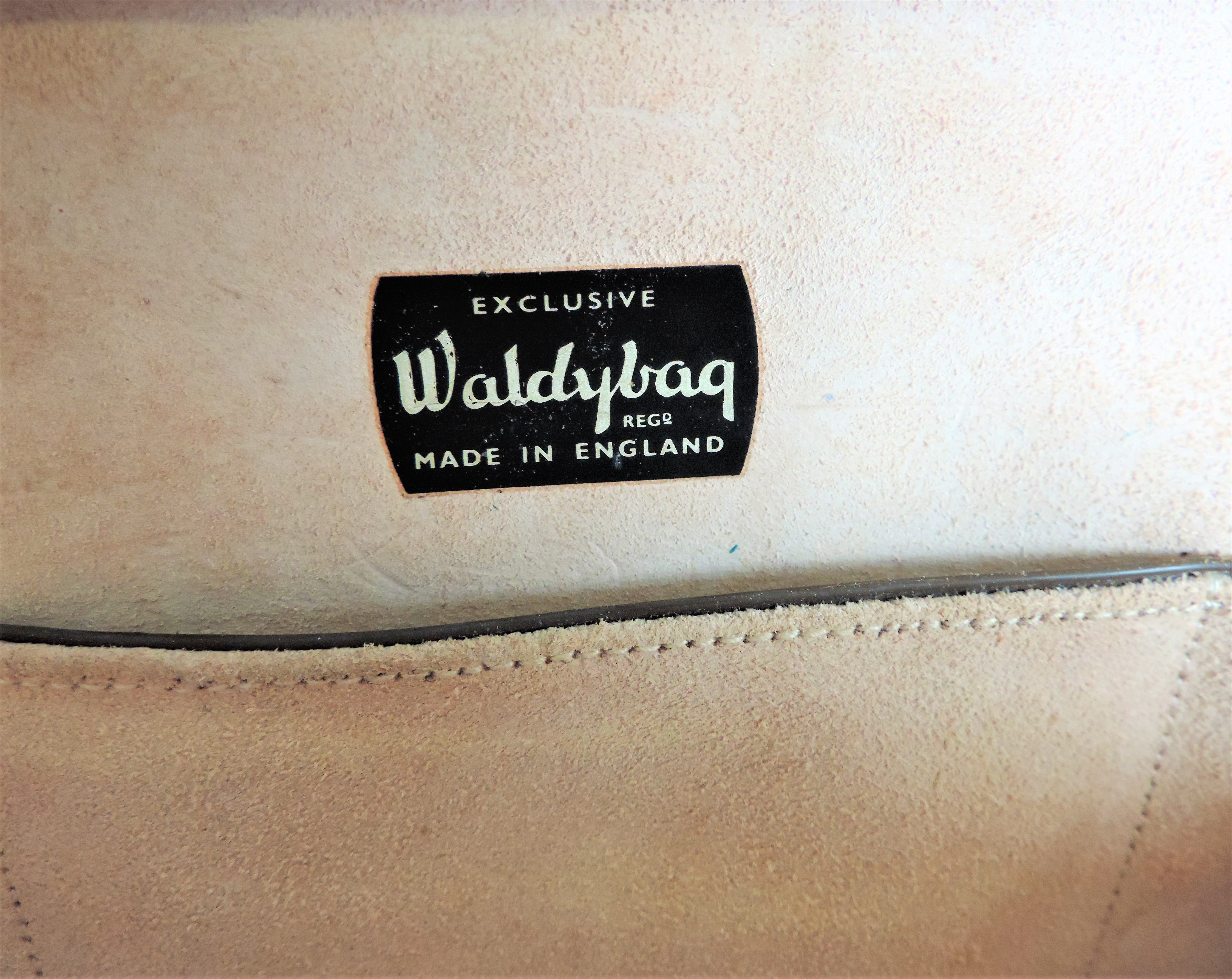 Vintage Waldybag Ostrich Leather Handbag - Image 6 of 8