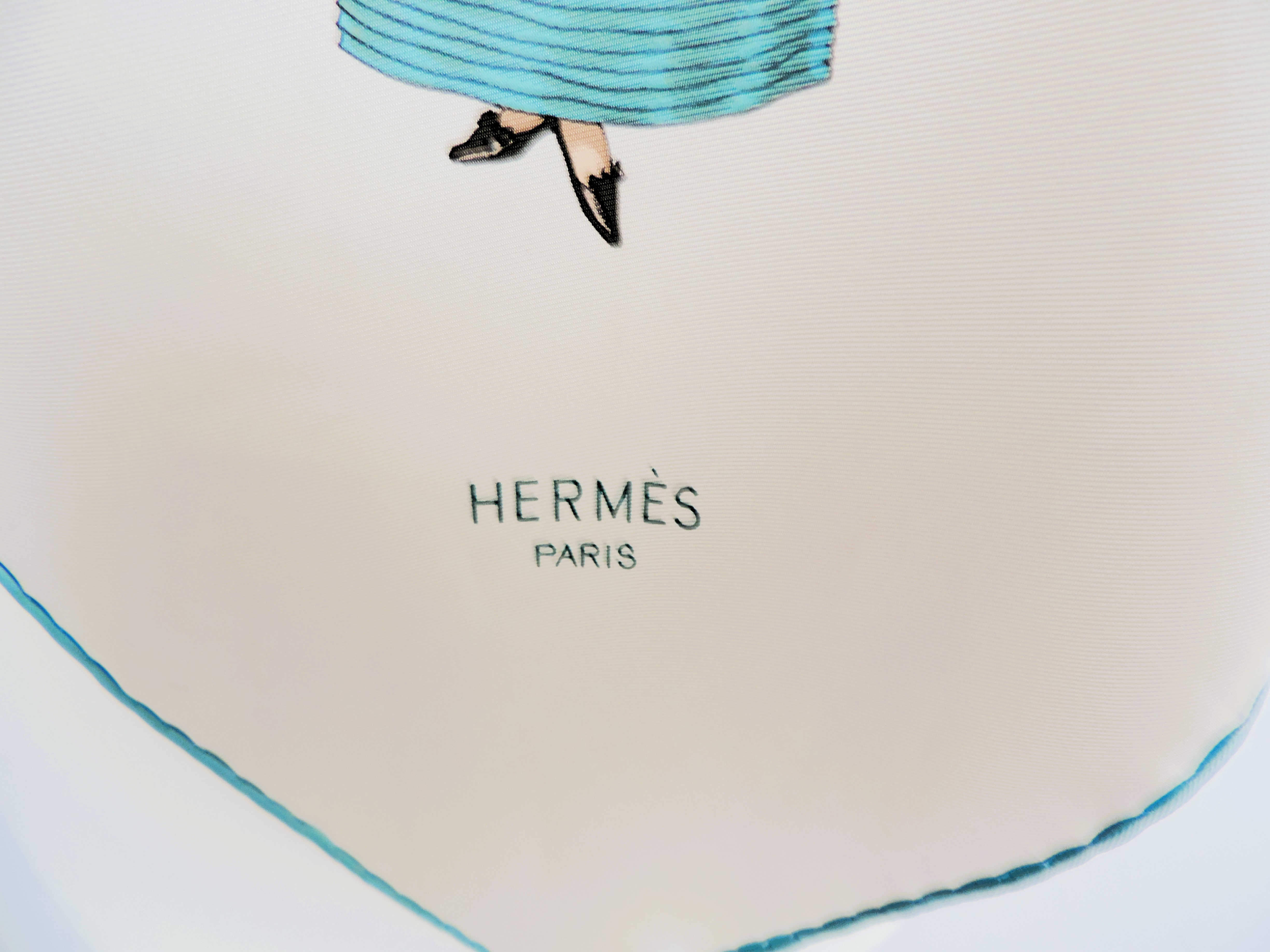 HERMÈS Silk Scarf Paris Modiste Limited Edition By Hugo Grygkar 2006 with Box - Image 5 of 12
