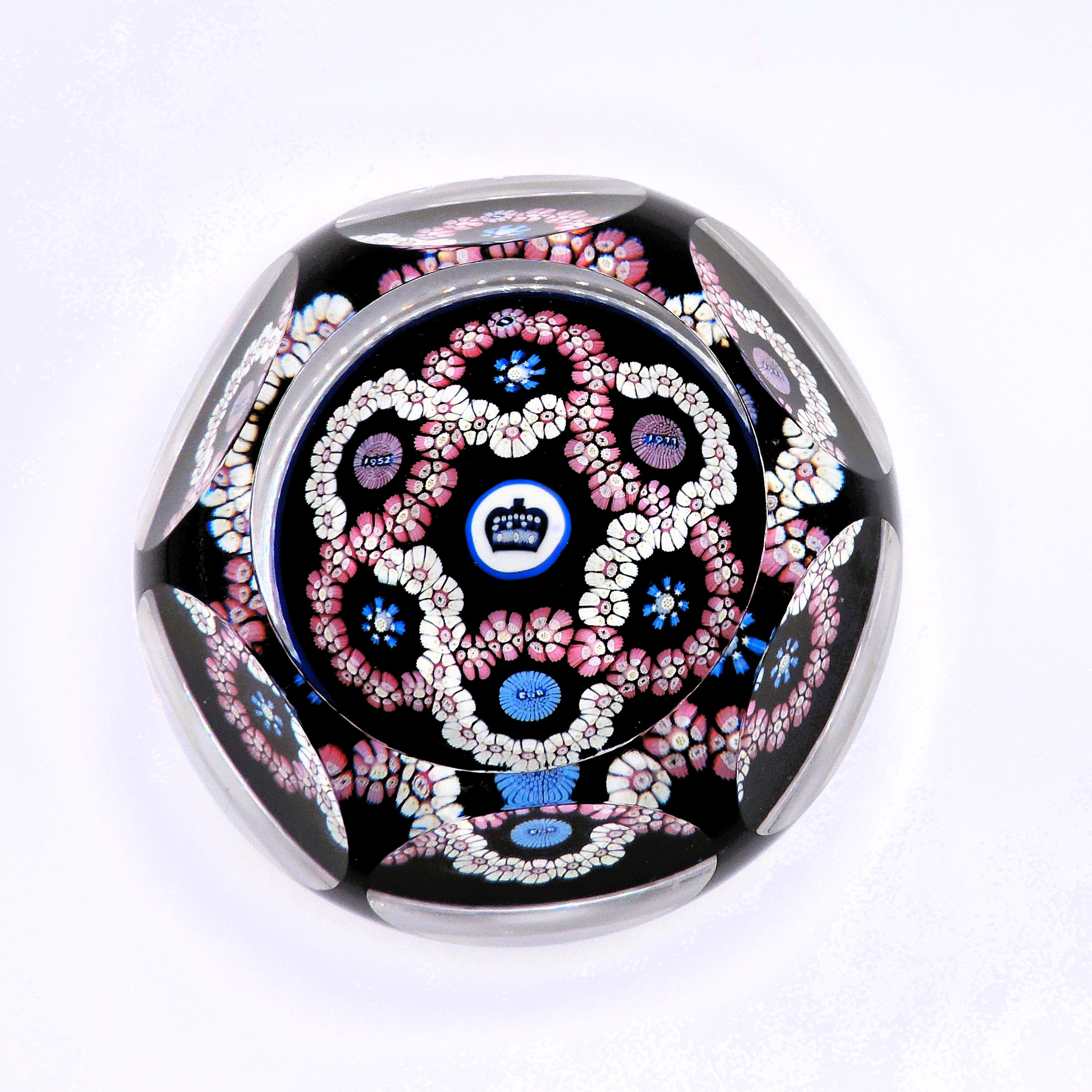 Whitefriars Millefiori Paperweight Limited Edition Queens Silver Jubilee 1977 - Image 4 of 8