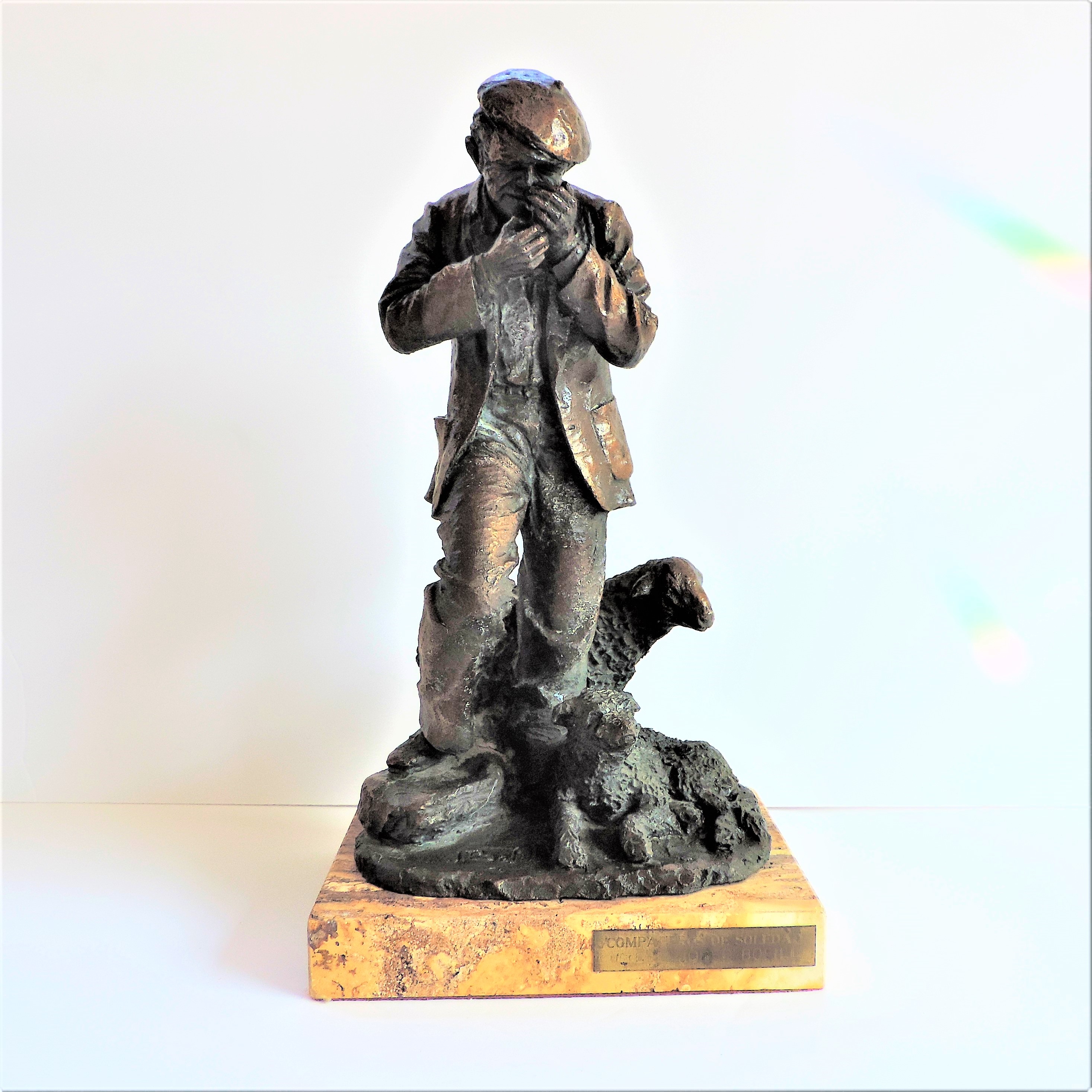 Signed Josep Bofill Bronze Sculpture Companions of Solitude c. 1980's - Image 5 of 10