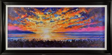 Very Colourful Original Oil by Tony Rome. "A Promise of Dreams"