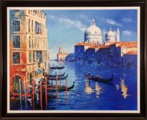 Superb Large Original Oil Painting of Venice by Tony Rome