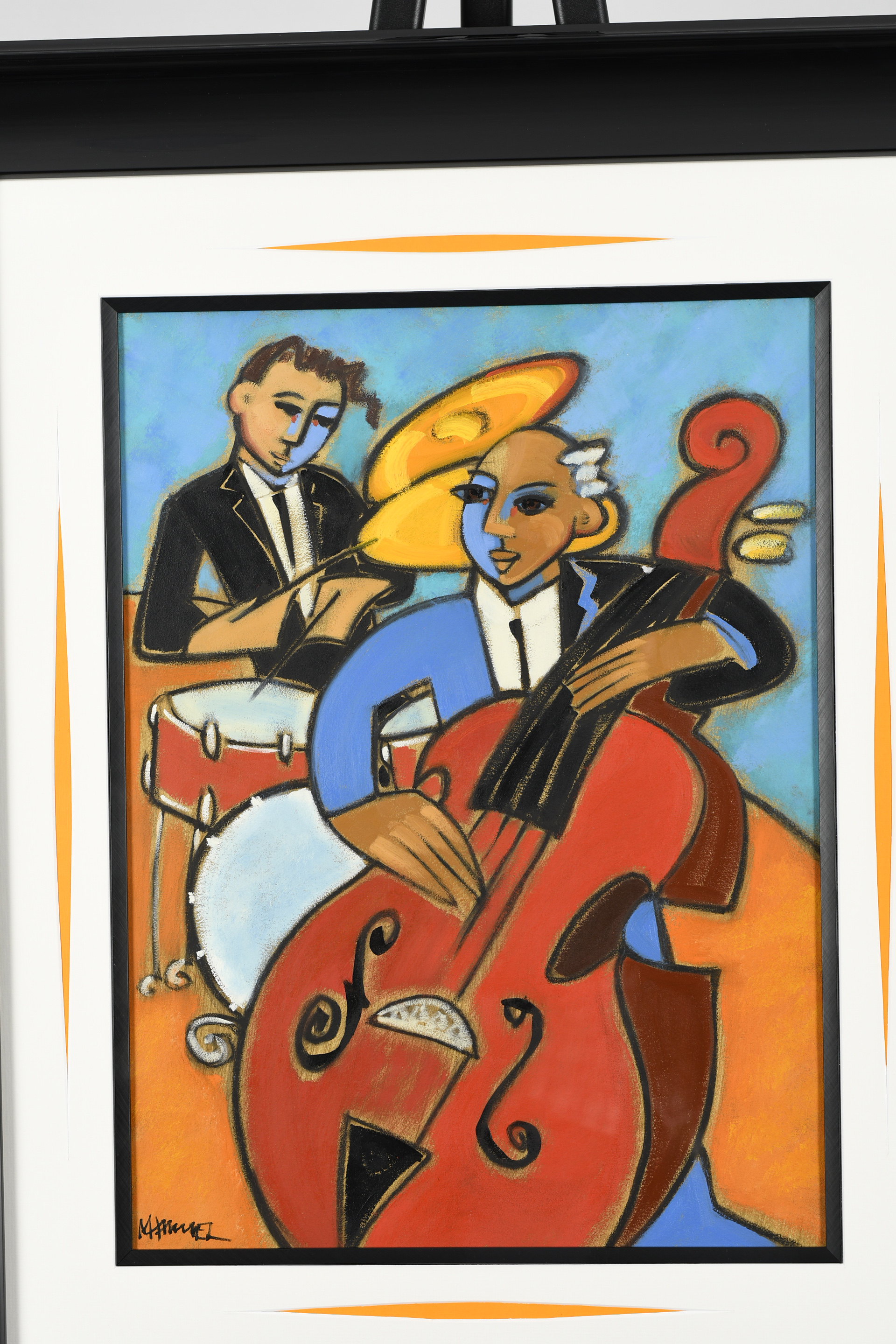 Original Marsha Hammel Jazz Painting - Image 6 of 11