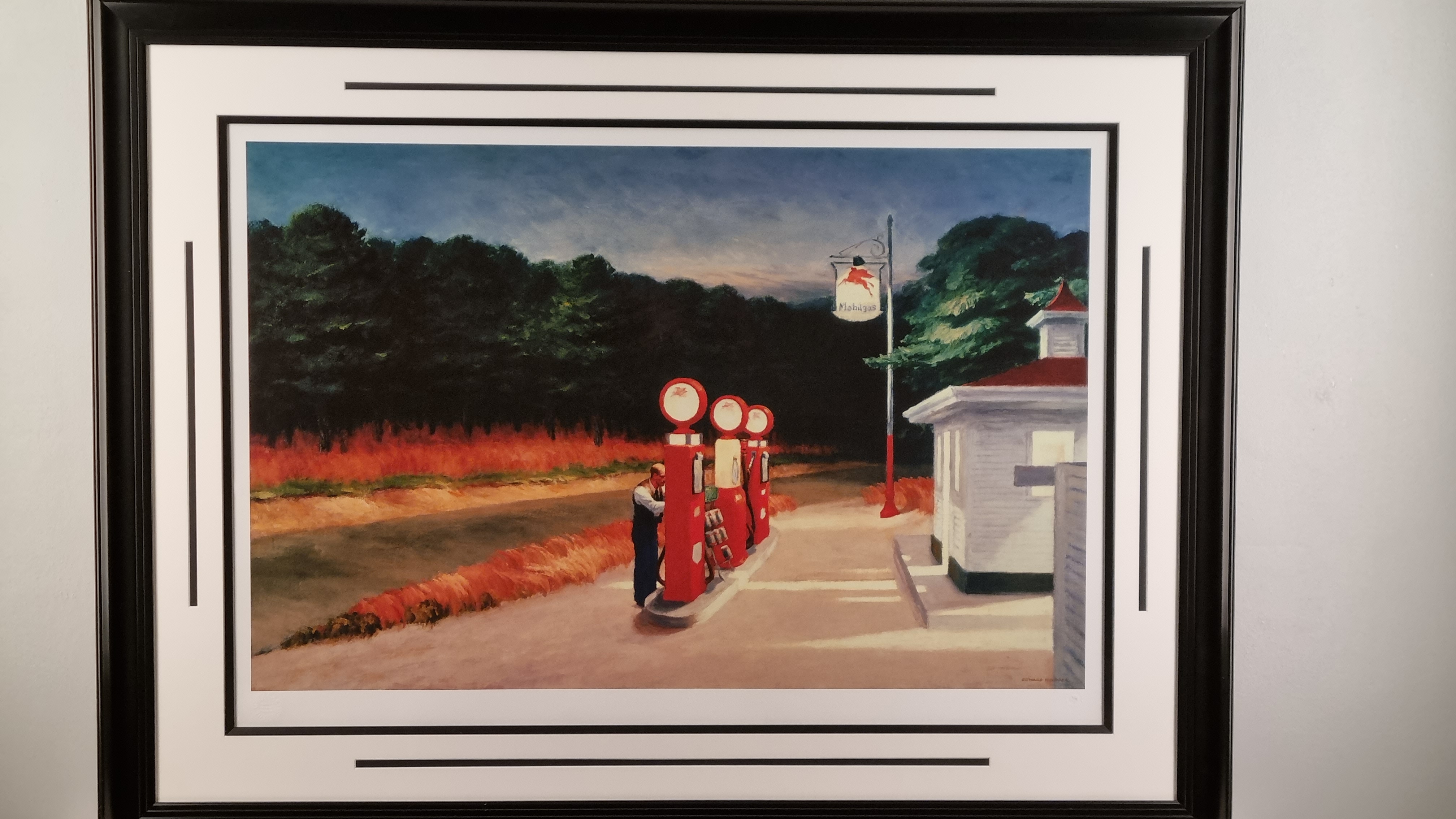 Rare Edward Hopper Limited Edition "Gas, 1940" Certificated. - Image 8 of 9