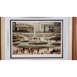 L.S. Lowry Limited Edition "Piccadilly Gardens"