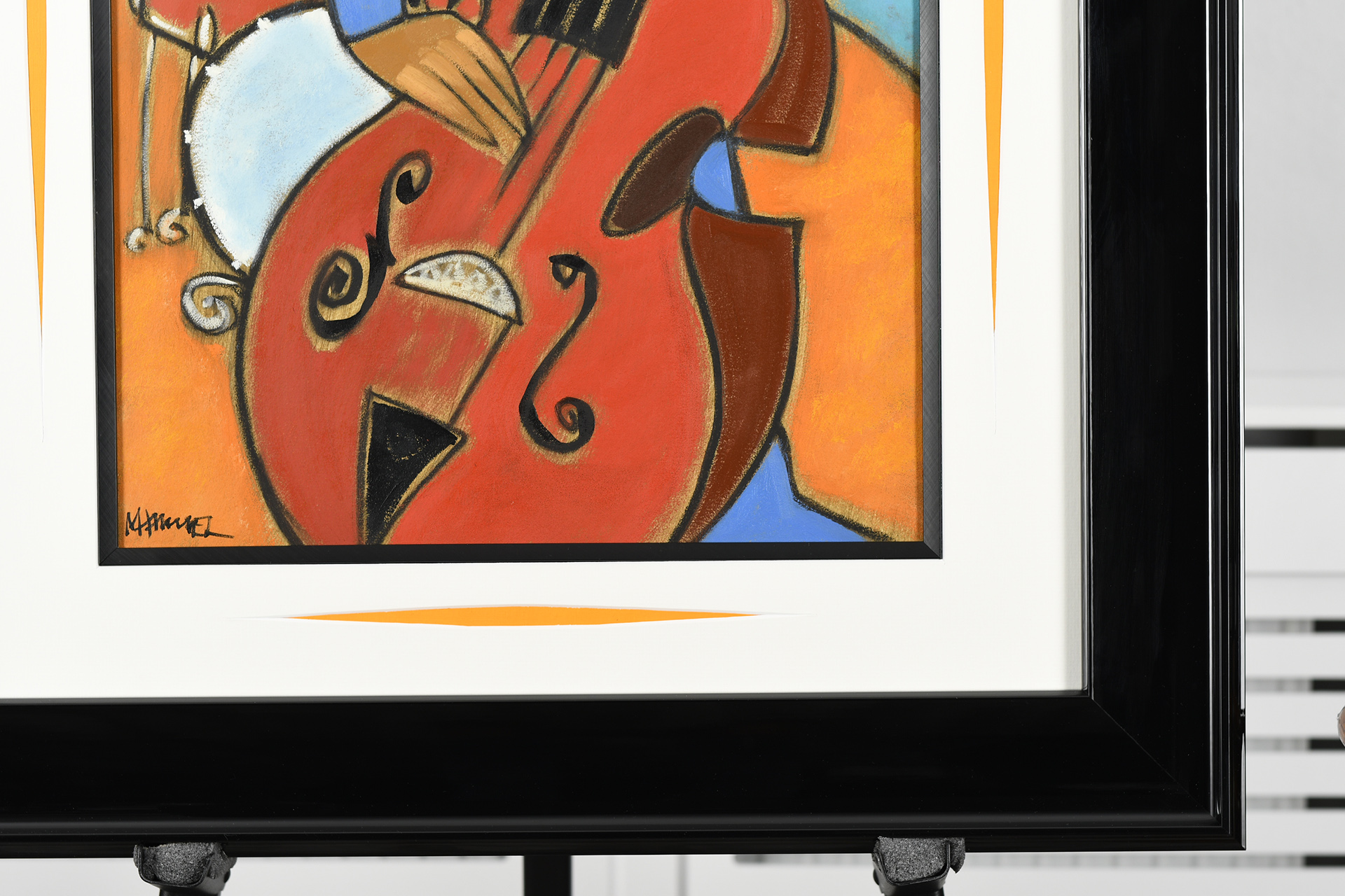Original Marsha Hammel Jazz Painting - Image 4 of 11