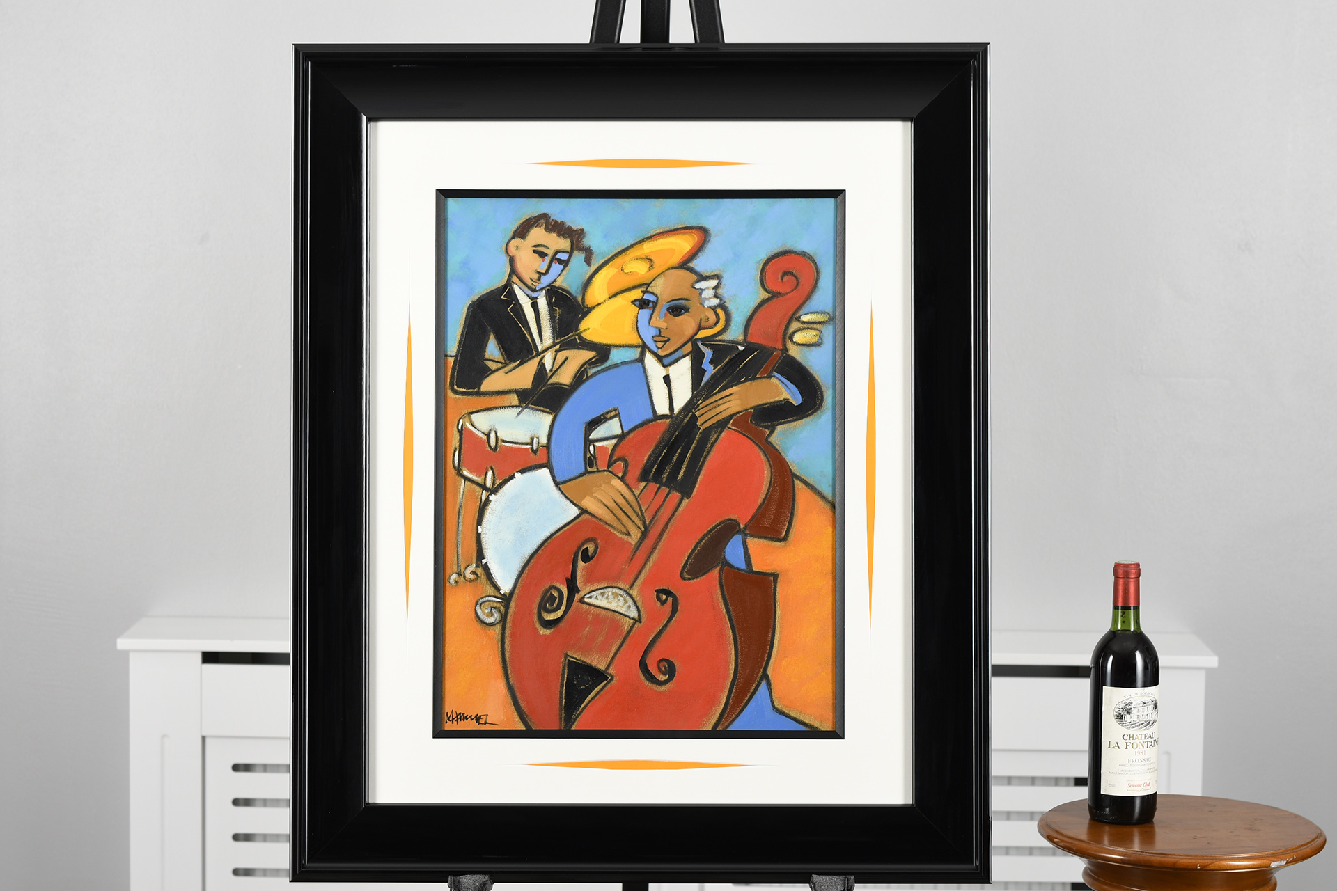 Original Marsha Hammel Jazz Painting - Image 2 of 11