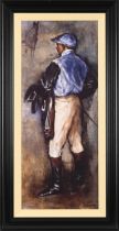 Jay Boyd Kirkman "Jockey in Blue" Canvas Edition