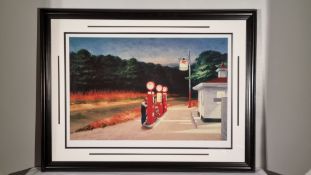 Rare Edward Hopper Limited Edition "Gas, 1940" Certificated.