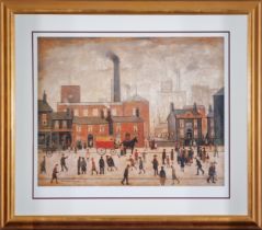 L.S. Lowry Limited Edition "Coming Home from the Mill, 1928"