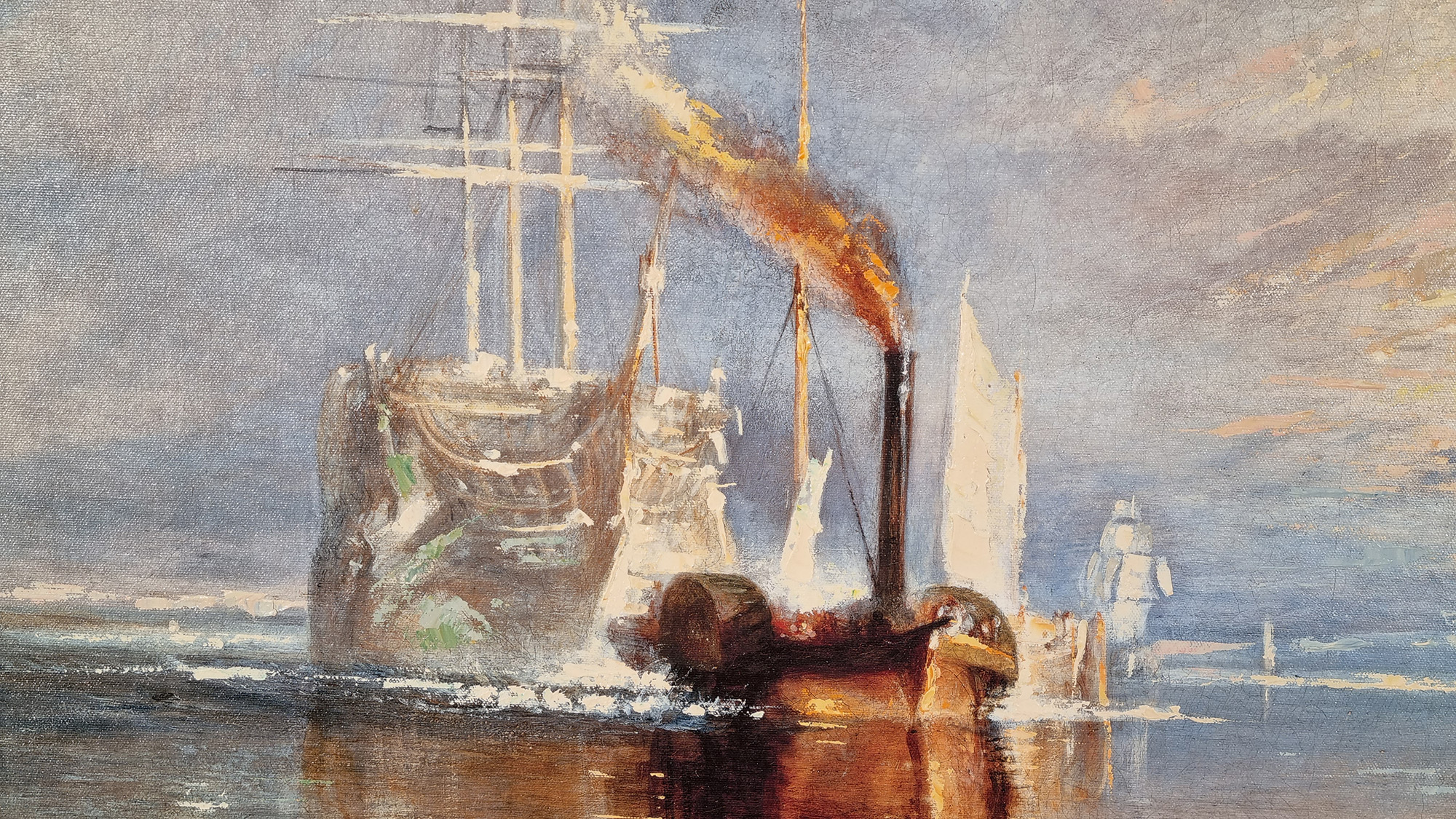 J.M.W. Turner "Fighting Temeraire" Limited Edition Hand Embellished Edition - Image 4 of 9