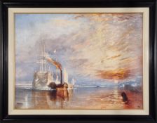 J.M.W. Turner "Fighting Temeraire" Limited Edition Hand Embellished Edition