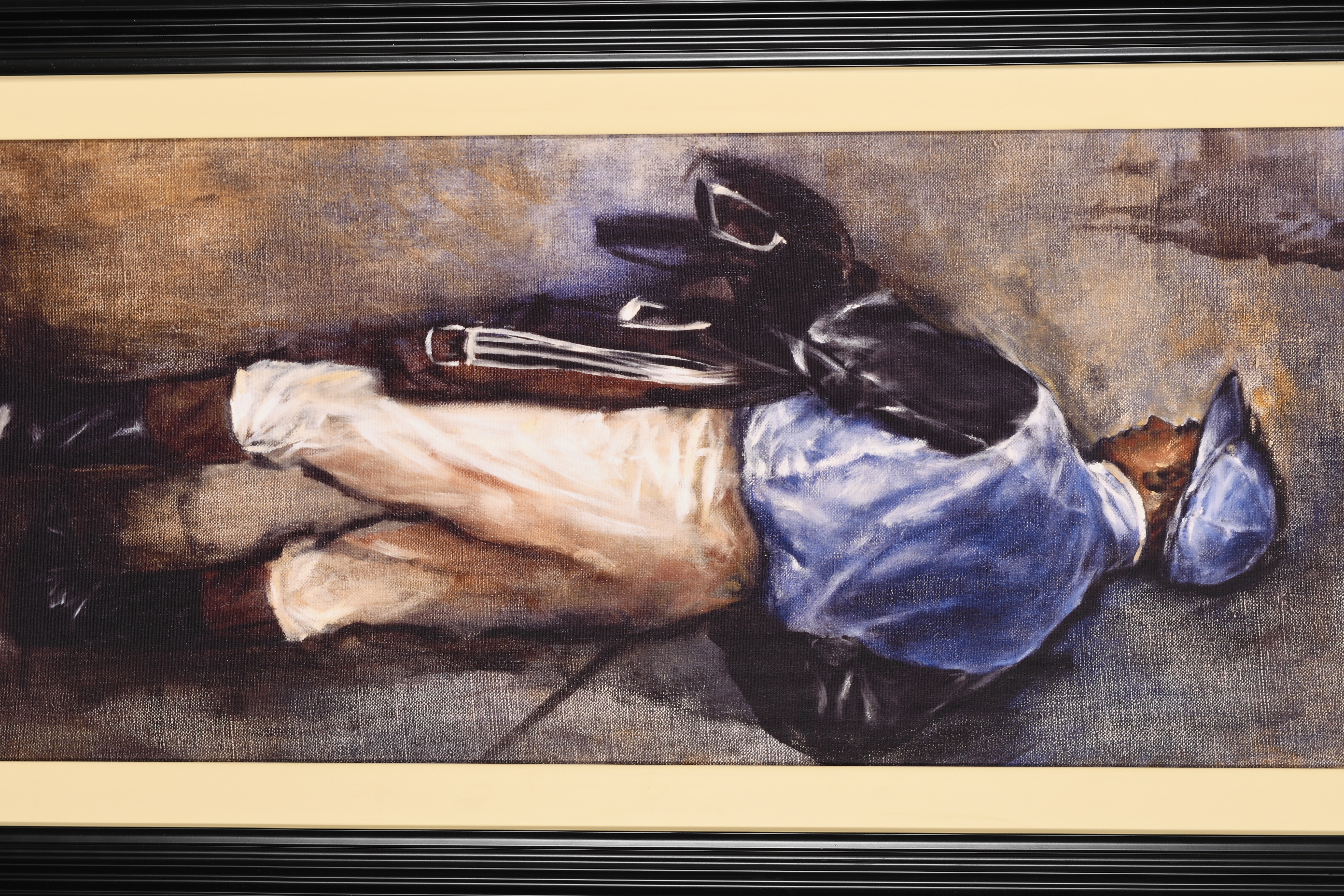 Jay Boyd Kirkman "Jockey in Blue" Canvas Edition - Image 4 of 9