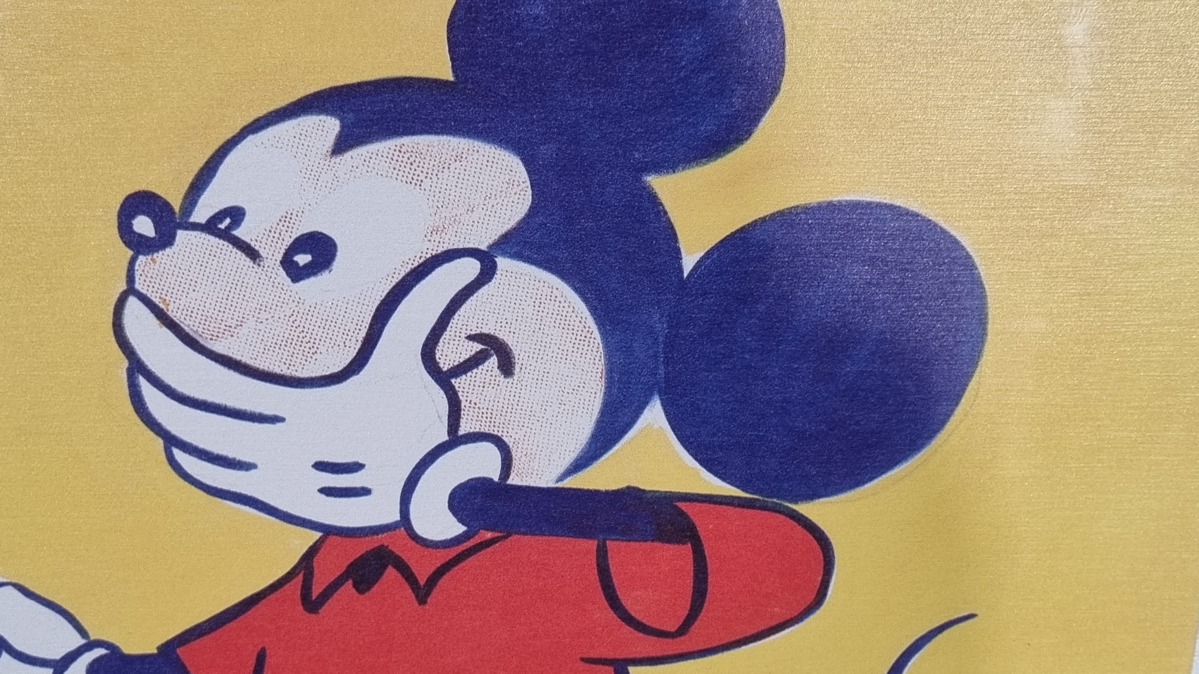 Rare Roy Lichtenstein "Look Mickey, 1961" Limited Edition on Metal. - Image 5 of 9