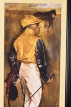 Jay Boyd Kirkman "Jockey in Gold" Canvas Edition