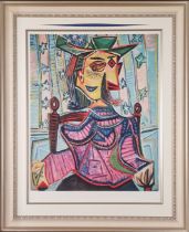 Pablo Picasso "Seated Portrait of Dora Maar, 1939" Certified Limited Edition