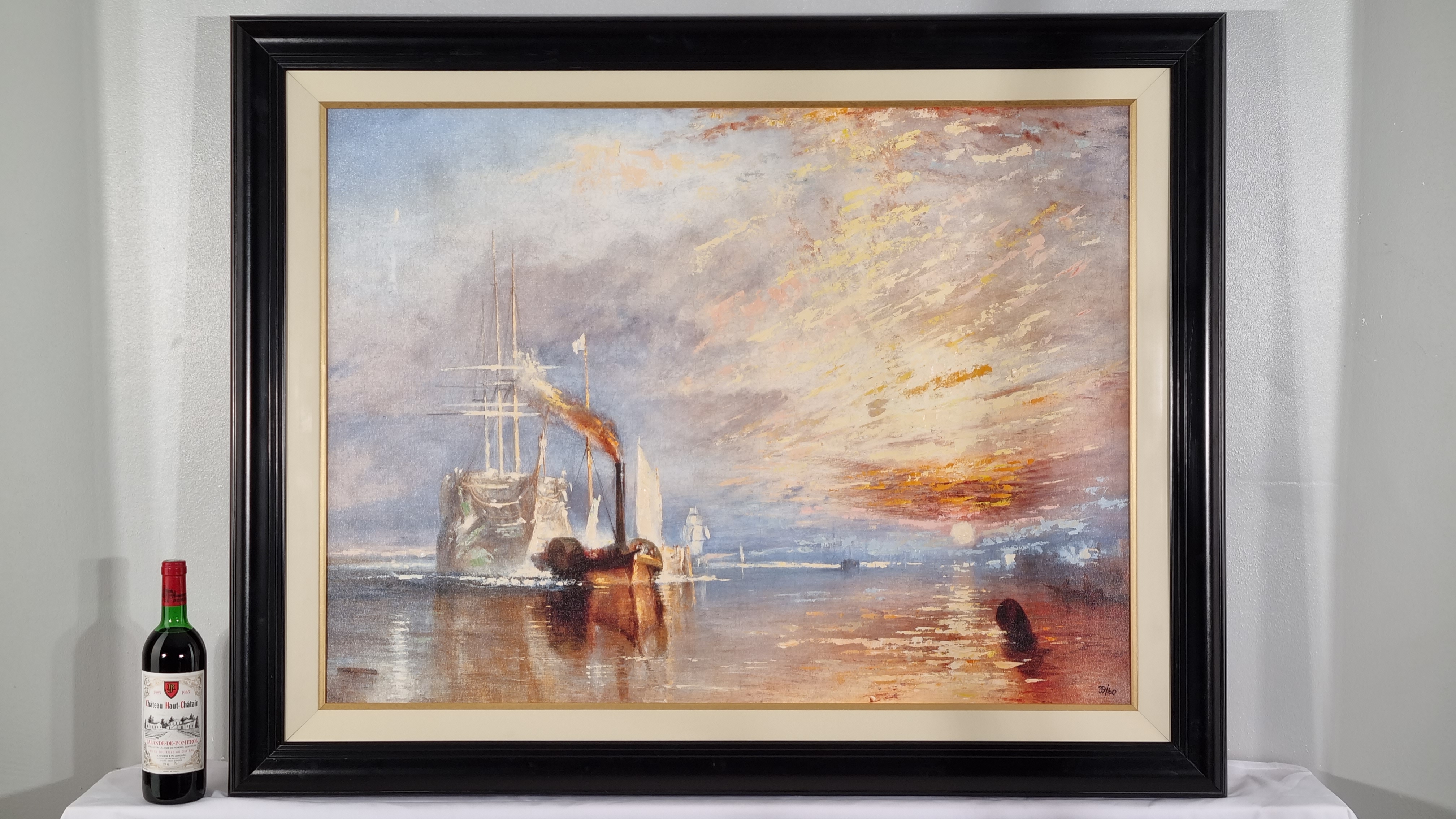 J.M.W. Turner "Fighting Temeraire" Limited Edition Hand Embellished Edition - Image 2 of 9