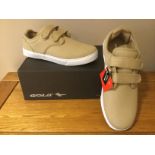 Gola “Panama” QF Mens Wide Fit Trainers, Size 11, Taupe/White - New RRP £36.00