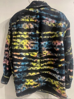 Louis Vuitton Monogram Tie Dye Upcycled Denim Blouson - Image 7 of 11