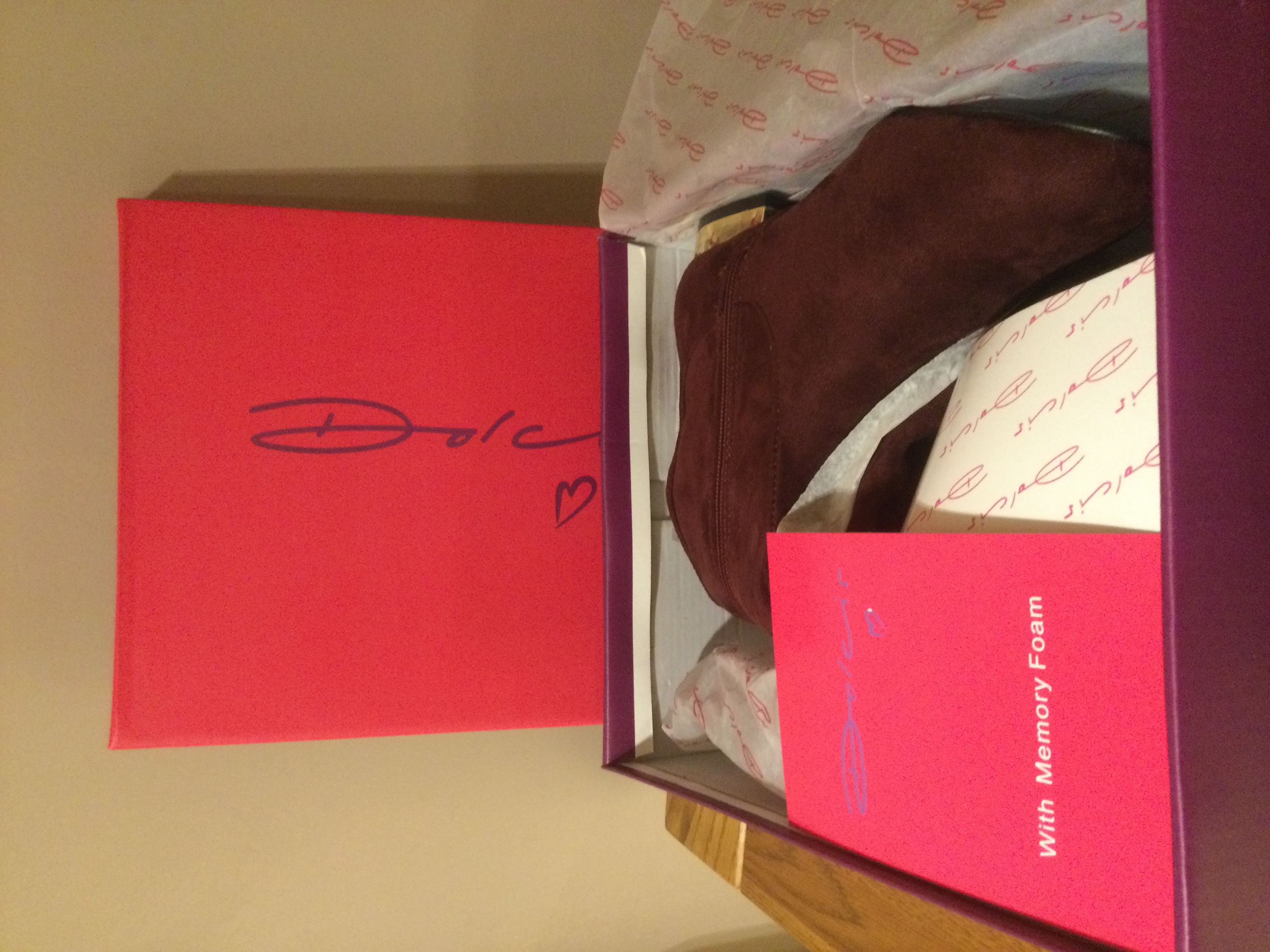 Dolcis “Katie” Long Boots, Low Block Heel, Size 5, Burgundy- New RRP £55.00 - Image 6 of 7