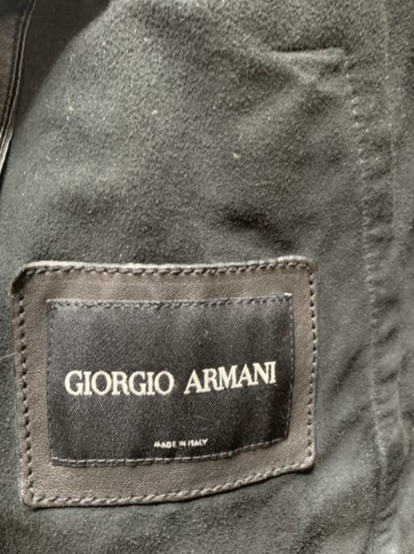 Armani Collezioni Lambskin Jacket - Image 3 of 3