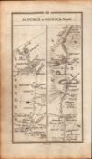 Ireland Rare Antique 1777 Map Dublin Maynooth Tullamore Galway Athenry.