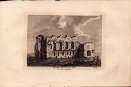 Weymouth Castle Dorset F. Grose 1784 Antique Copper Engraving.