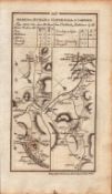 Ireland Rare Antique 1777 Map Wicklow Wexford Rathdrum Tinahely Gorey.