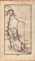 Ireland Rare Antique 1777 Map Cork Midleton Youghal Castle Martyr Cloyne.