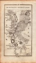 Ireland Rare Antique 1777 Map Galway Tullamore Killeigh Geashill Philipstown Etc.