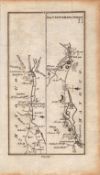 Ireland Rare Antique 1777 Map Mayo Castlebar Strade Ballyvary Westport.