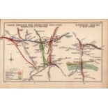 Camden Kings Cross Blackfriars London Antique Railway Diagram-84.