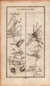 Ireland Rare Antique 1777 Map Clonmel Fermoy Cork Co Tipperary Co Cork