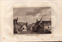 Market Place Holyhead Anglesey F. Grose Antique 1786 Copper Engraving.