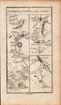 Ireland Rare Antique 1777 Map Limerick Clonmell Cashell Thurles.