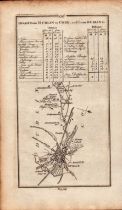 Ireland Rare Antique 1777 Map Dublin To Cork Clondalkin Clonmell.